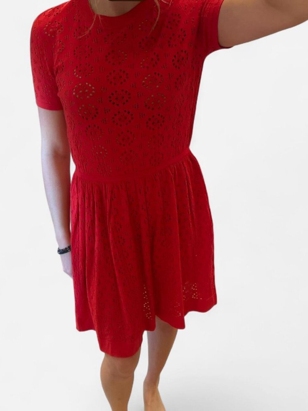Red See by Chloé designer dress